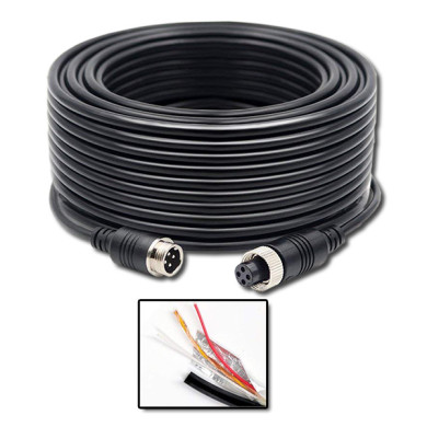 Vierpoliges Kabel geschirmt männlich / weiblich – verschiedene Längen