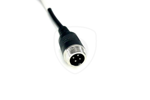 Y-Adapter vierpolig männlich / 2x Cinch weiblich + Stromversorgung weiblich Y-Adapter vierpolig männlich / 2x Cinch weiblich + Stromversorgung weiblich