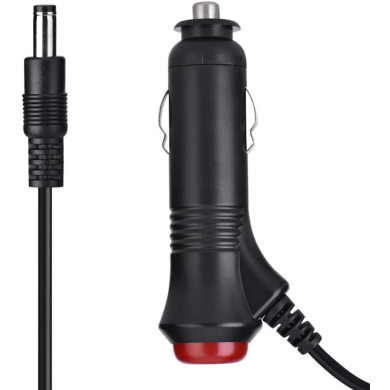 Stromkabel 3 m mit Gleichstromstecker zum Anschluss an einen Zigarettenanzünder im Fahrzeug Stromkabel 3 m mit Gleichstromstecker zum Anschluss an einen Zigarettenanzünder im Fahrzeug