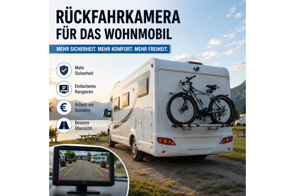 Rückfahrkamera für das Wohnmobil: Vorteile, Auswahl und Montage