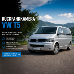 Rückfahrkamera VW T5 – Die passende Kamera für Transporter & Multivan