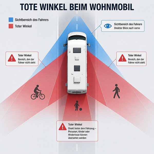 Toter Winkel beim Wohnmobil Toter Winkel beim Wohnmobil